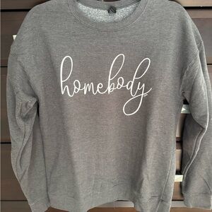 Gray 'Homebody' Sweatshirt
